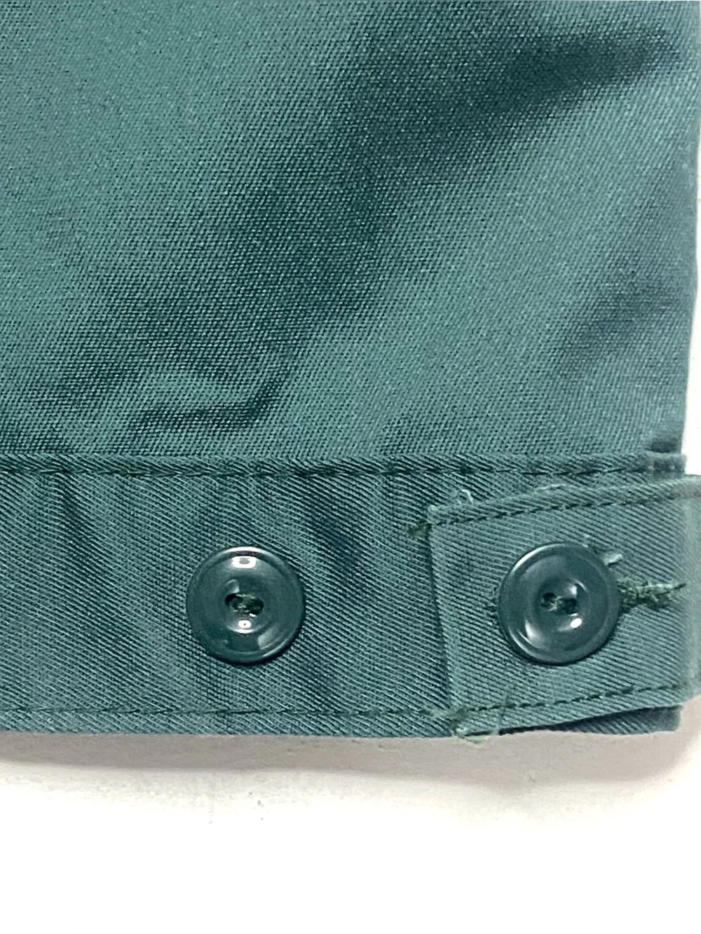 Vintage 70s Red Kap Green Canvas Workwear Mechanics Jacket Talon Zipper USA XXL